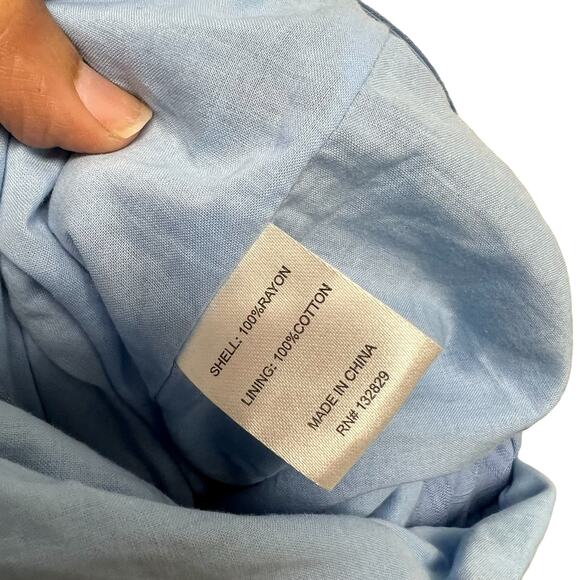 NWT Privacy Please Cardiff Rayon Jumpsuit in Blue Women’s Size Medium - Picture 9 of 10